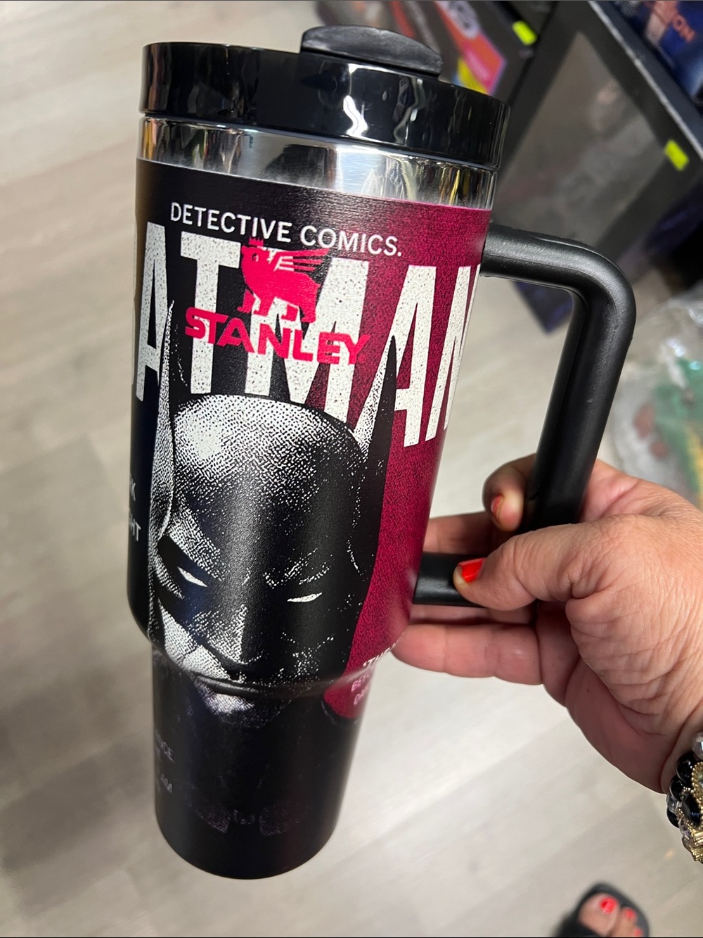 Stanley Batman Graphic Insulated Mug - Black and Red